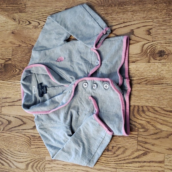 (2T) U.S. Polo Assn. 3 Piece Coord Set Toddler Girl's Cotton Matching - Picture 7 of 11